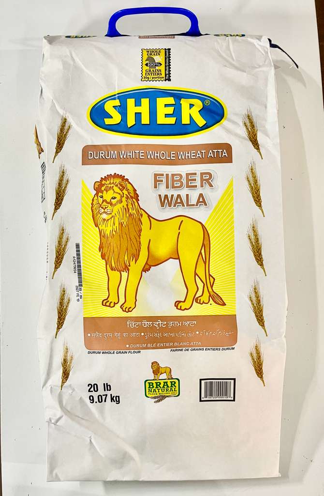 Sher White Whole Wheat Atta